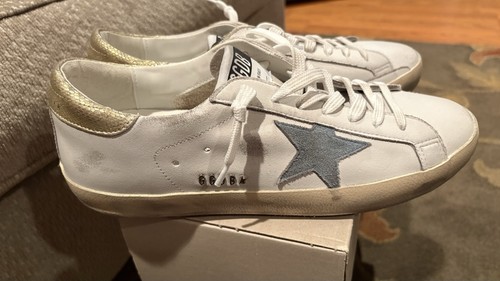 Golden goose super star white - golden,