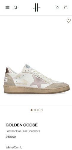 Golden goose ballstar white - golden,