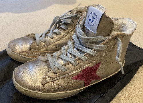 Golden goose girls sneakers - golden,