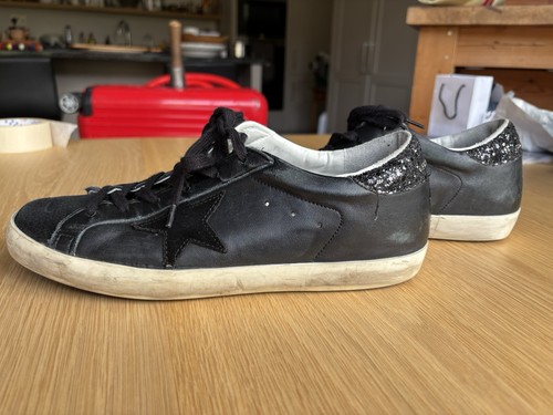 Golden goose superstar black - goose,