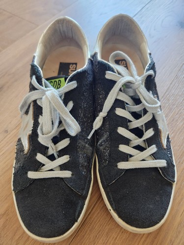 Golden goose superstar black - golden,