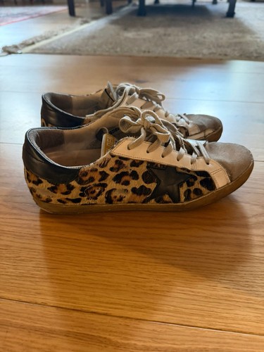 Golden goose superstar leopard - golden,