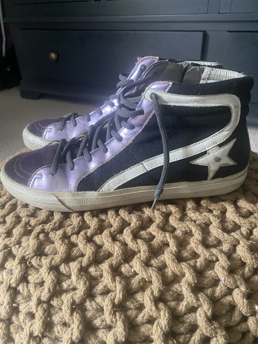 Golden goose slide high top - golden,