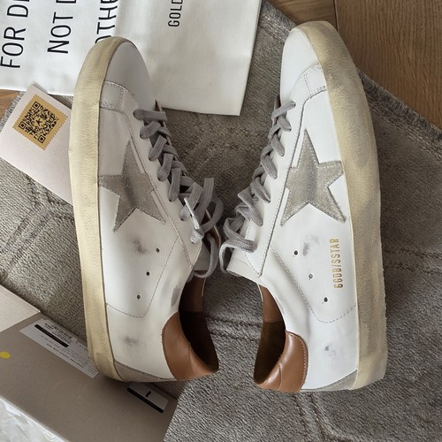 Golden goose superstar white - golden,